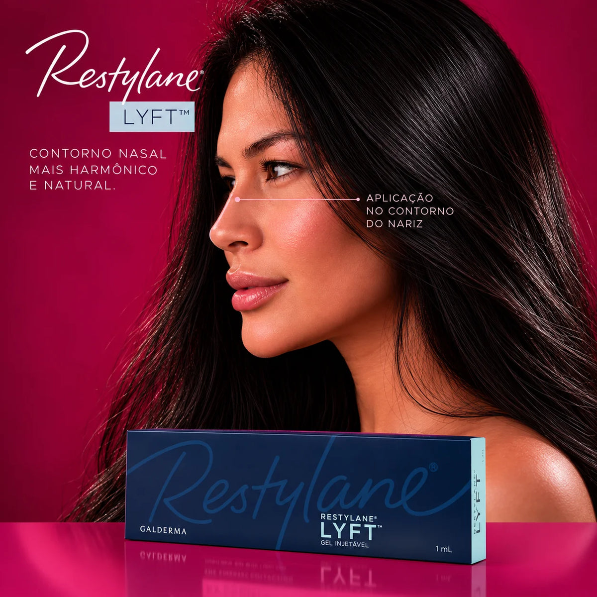 Rinomodelação com Restylane Lyft sem Cirurgia