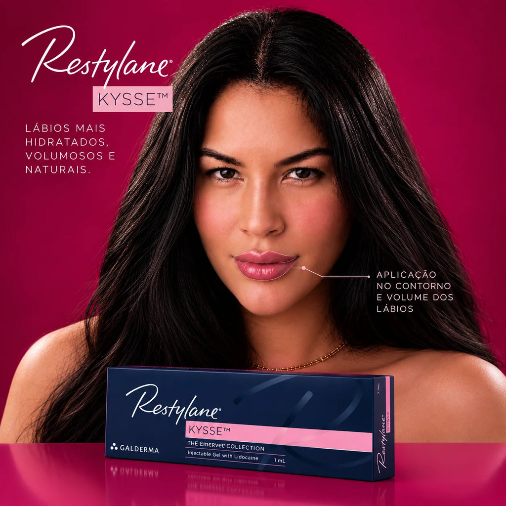 Preenchimento Labial Restylane Kysse com Anestesia